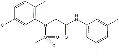 333321-78-1 2-[5-chloro-2-methyl(methylsulfonyl)anilino]-N-(3,5-dimethylphenyl)acetamide