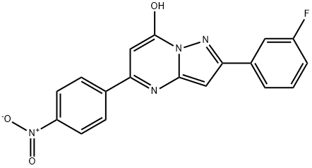 2-(3-fluorophenyl)-5-{4-nitrophenyl}pyrazolo[1,5-a]pyrimidin-7-ol|