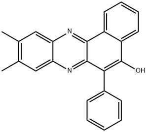9,10-dimethyl-6-phenylbenzo[a]phenazin-5-ol Struktur