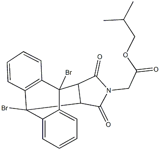 333340-71-9 isobutyl (1,8-dibromo-16,18-dioxo-17-azapentacyclo[6.6.5.0~2,7~.0~9,14~.0~15,19~]nonadeca-2,4,6,9,11,13-hexaen-17-yl)acetate