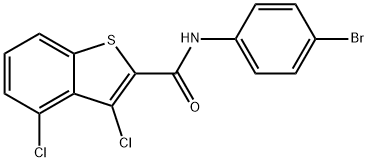 N-(4-bromophenyl)-3,4-dichloro-1-benzothiophene-2-carboxamide|