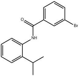 3-bromo-N-(2-isopropylphenyl)benzamide Structure