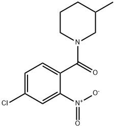 333346-56-8 1-{4-chloro-2-nitrobenzoyl}-3-methylpiperidine