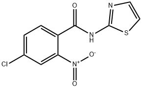 4-chloro-2-nitro-N-(1,3-thiazol-2-yl)benzamide Structure