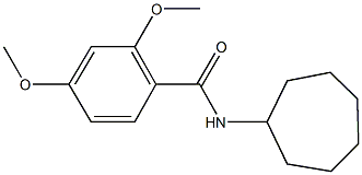 N-cycloheptyl-2,4-dimethoxybenzamide Structure