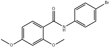 N-(4-bromophenyl)-2,4-dimethoxybenzamide Structure