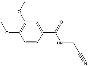 N-(cyanomethyl)-3,4-dimethoxybenzamide Structure