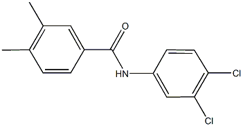 N-(3,4-dichlorophenyl)-3,4-dimethylbenzamide 化学構造式