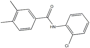 N-(2-chlorophenyl)-3,4-dimethylbenzamide 结构式