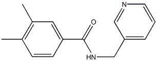 3,4-dimethyl-N-(3-pyridinylmethyl)benzamide 结构式