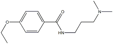 N-[3-(dimethylamino)propyl]-4-ethoxybenzamide 结构式