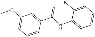 N-(2-fluorophenyl)-3-methoxybenzamide Structure