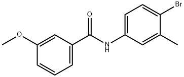 333349-94-3 N-(4-bromo-3-methylphenyl)-3-methoxybenzamide