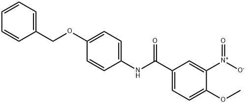 N-[4-(benzyloxy)phenyl]-3-nitro-4-methoxybenzamide|