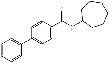 N-cycloheptyl[1,1'-biphenyl]-4-carboxamide Structure