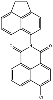6-chloro-2-(1,2-dihydroacenaphthylen-5-yl)-1H-benzo[de]isoquinoline-1,3(2H)-dione Structure