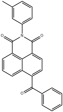 6-benzoyl-2-(3-methylphenyl)-1H-benzo[de]isoquinoline-1,3(2H)-dione Structure