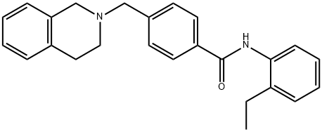 4-(3,4-dihydro-2(1H)-isoquinolinylmethyl)-N-(2-ethylphenyl)benzamide|