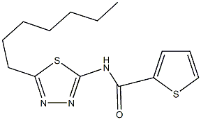 333393-55-8 N-(5-heptyl-1,3,4-thiadiazol-2-yl)-2-thiophenecarboxamide