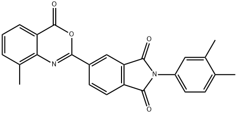 2-(3,4-dimethylphenyl)-5-(8-methyl-4-oxo-4H-3,1-benzoxazin-2-yl)-1H-isoindole-1,3(2H)-dione|