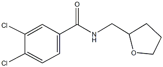 3,4-dichloro-N-(tetrahydro-2-furanylmethyl)benzamide Structure