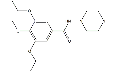 3,4,5-triethoxy-N-(4-methyl-1-piperazinyl)benzamide|