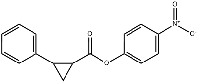 4-nitrophenyl 2-phenylcyclopropanecarboxylate Structure