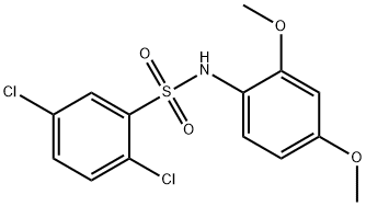 2,5-dichloro-N-(2,4-dimethoxyphenyl)benzenesulfonamide Structure