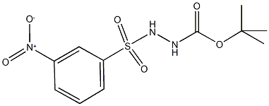 tert-butyl 2-({3-nitrophenyl}sulfonyl)hydrazinecarboxylate,333440-82-7,结构式