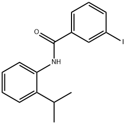 3-iodo-N-(2-isopropylphenyl)benzamide 化学構造式