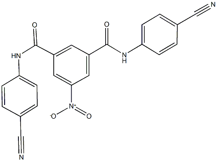 N~1~,N~3~-bis(4-cyanophenyl)-5-nitroisophthalamide Struktur