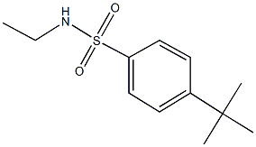 4-tert-butyl-N-ethylbenzenesulfonamide 化学構造式