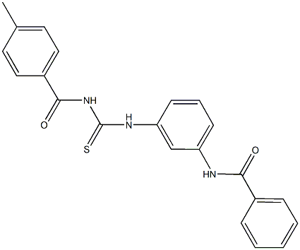 333740-18-4 N-[3-({[(4-methylbenzoyl)amino]carbothioyl}amino)phenyl]benzamide