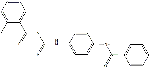 333740-77-5 N-[4-({[(2-methylbenzoyl)amino]carbothioyl}amino)phenyl]benzamide