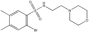 333746-18-2 2-bromo-4,5-dimethyl-N-[2-(4-morpholinyl)ethyl]benzenesulfonamide