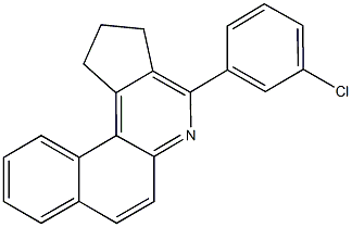 4-(3-chlorophenyl)-2,3-dihydro-1H-benzo[f]cyclopenta[c]quinoline Structure