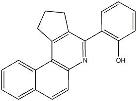 2-(2,3-dihydro-1H-benzo[f]cyclopenta[c]quinolin-4-yl)phenol Structure