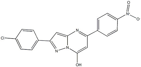 2-(4-chlorophenyl)-5-{4-nitrophenyl}pyrazolo[1,5-a]pyrimidin-7-ol|