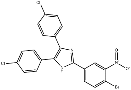 2-{4-bromo-3-nitrophenyl}-4,5-bis(4-chlorophenyl)-1H-imidazole,333771-72-5,结构式