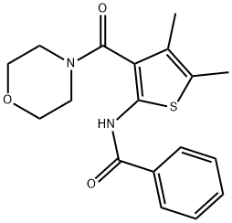 333774-35-9 N-[4,5-dimethyl-3-(4-morpholinylcarbonyl)-2-thienyl]benzamide