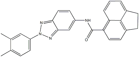 N-[2-(3,4-dimethylphenyl)-2H-1,2,3-benzotriazol-5-yl]-1,2-dihydro-5-acenaphthylenecarboxamide Structure