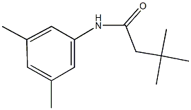 N-(3,5-dimethylphenyl)-3,3-dimethylbutanamide 化学構造式