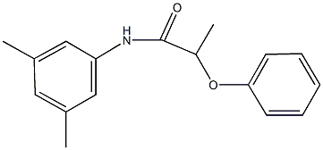 N-(3,5-dimethylphenyl)-2-phenoxypropanamide Struktur