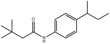 N-(4-sec-butylphenyl)-3,3-dimethylbutanamide,335204-29-0,结构式