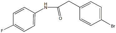 2-(4-bromophenyl)-N-(4-fluorophenyl)acetamide Structure