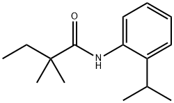 N-(2-isopropylphenyl)-2,2-dimethylbutanamide 化学構造式