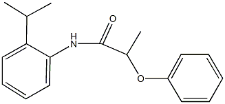 N-(2-isopropylphenyl)-2-phenoxypropanamide,335204-74-5,结构式