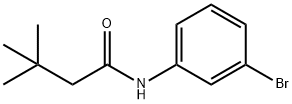 N-(3-bromophenyl)-3,3-dimethylbutanamide 结构式