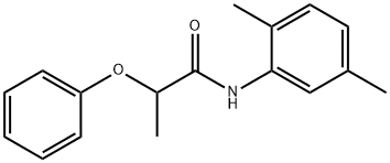 N-(2,5-dimethylphenyl)-2-phenoxypropanamide Structure