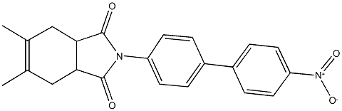 2-{4'-nitro[1,1'-biphenyl]-4-yl}-5,6-dimethyl-3a,4,7,7a-tetrahydro-1H-isoindole-1,3(2H)-dione,335205-58-8,结构式